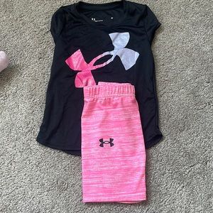 Size 3t girls under armor set
